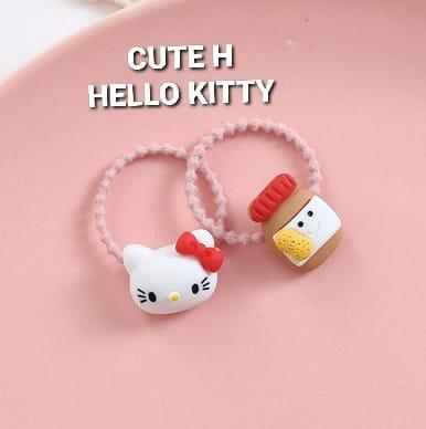 Gambar IKAT RAMBUT CUTE / KARET RAMBUT ANAK LUCU KOREA IMPORT / AKSESORIS - H hello kitty dari milanberry undefined Tokopedia