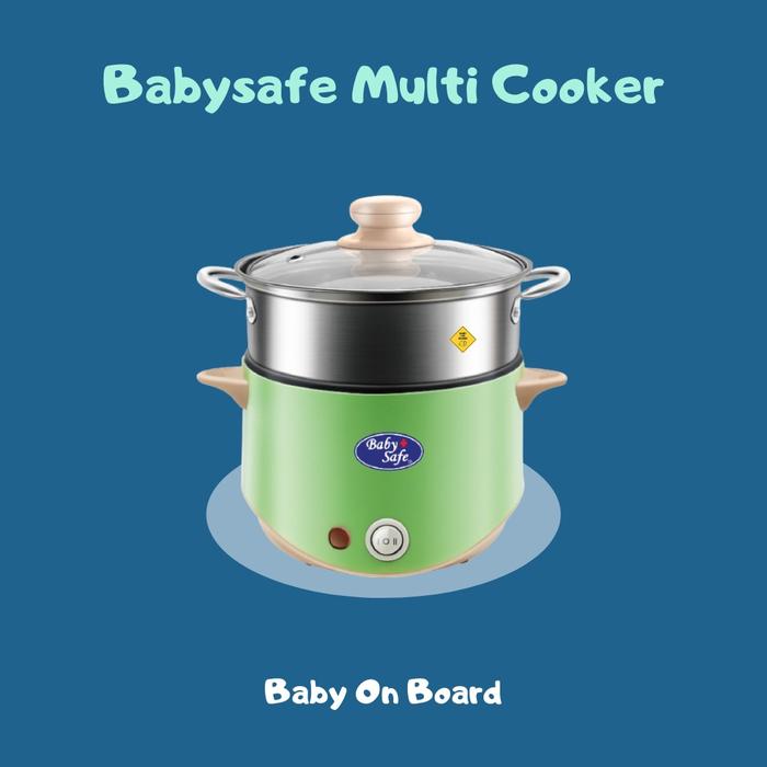 Gambar Babysafe LB011 Multi Function Cooker Hot Pot & Steamer Panci Elektrik dari Baby On Board Indonesia undefined Tokopedia