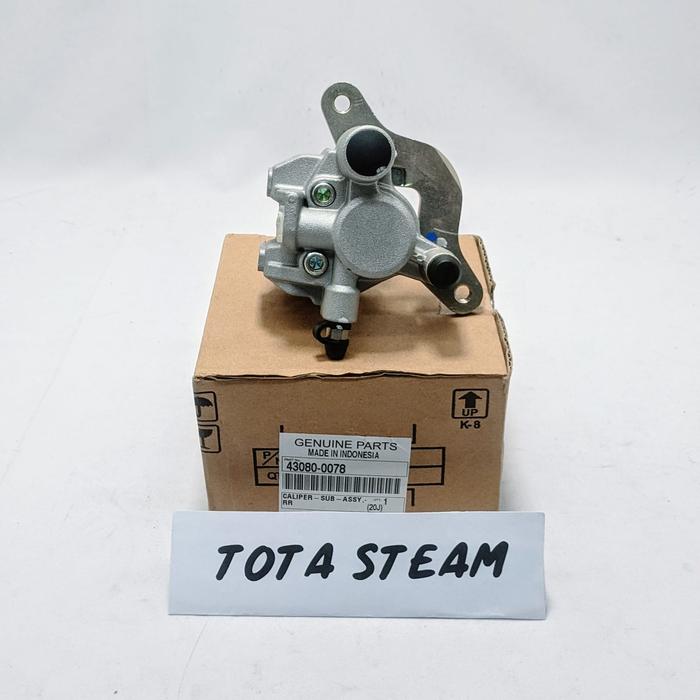 Gambar Kaliper Rem Cakram Kepala Babi Caliper Belakang Original Kawasaki KLX1 dari Tota Steam undefined Tokopedia
