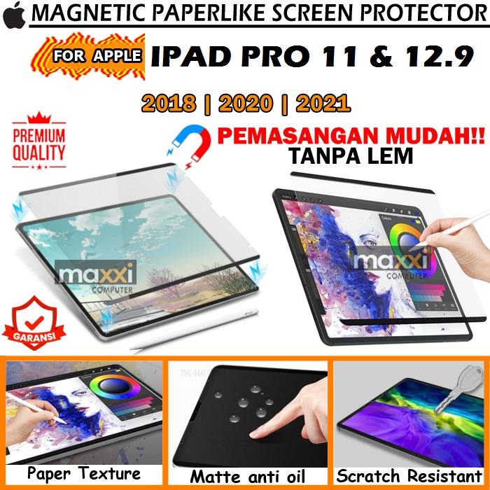 Jual iPad Pro 11 2018 2020 2021 M1 Chip REMOVABLE PAPER LIKE