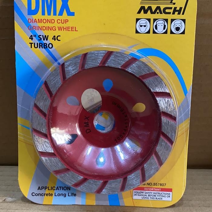 Gambar Diamond cup wheel 4inch SW4C 7inch SW7C DMX original murah mantap - 4" SW4C dari Suka Pada Online undefined Tokopedia