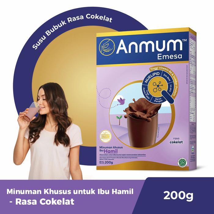 Gambar ANMUM EMESA Coklat 200 gram Membantu Mengurangi Rasa Mual Awal Hamil dari Fortuna19 undefined Tokopedia