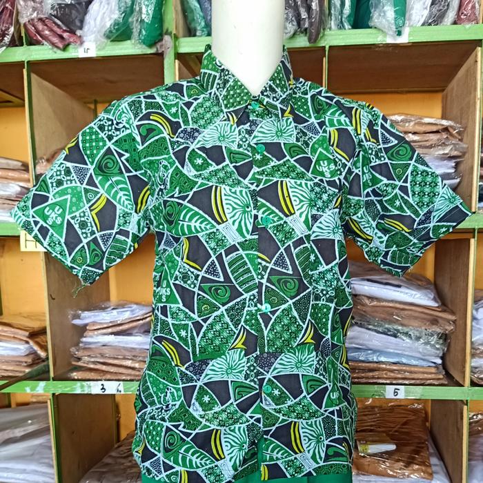 Gambar hem batik uks sidoarjo/ hem sd/ hem lengan pendek/ seragam sekolah - 6 dari pusat seragam undefined Tokopedia