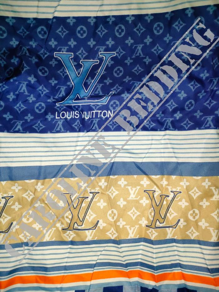 Gambar Sarung bantal cinta katun halus termurah - LV Biru dari carolinebedding undefined Tokopedia