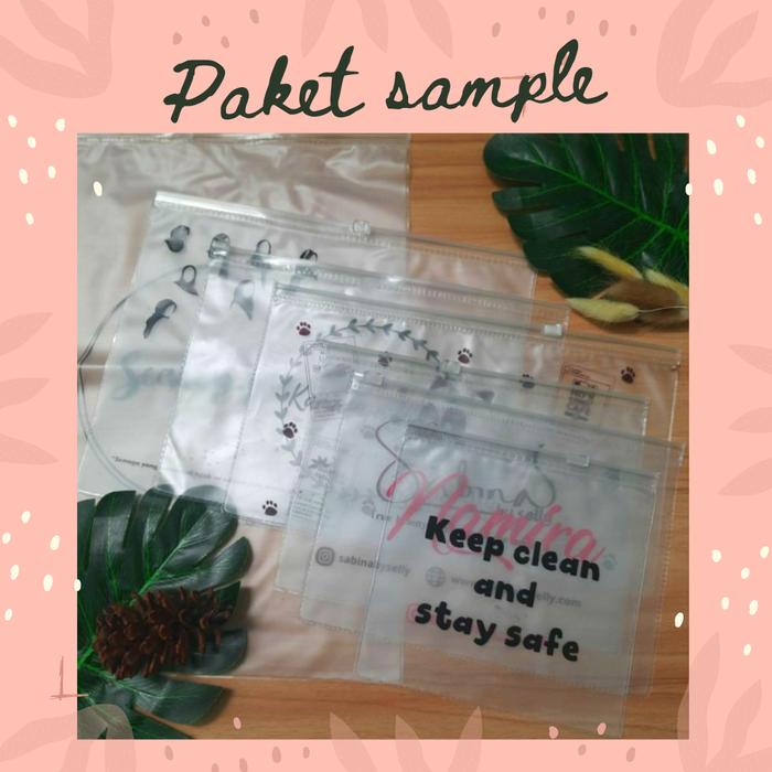 Gambar paket sample semua ukuran dari Plastik Custom Bandung undefined Tokopedia