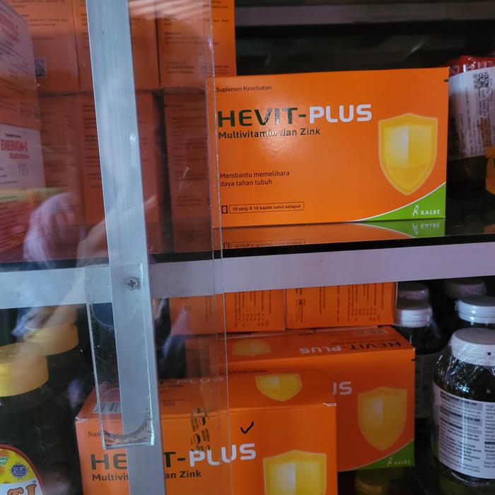 Gambar Hevit Plus Multivitamin ZinkTermurah ORI HexPharm per Box Isi 100 Tab dari I-Fit (Indonesia Fit) undefined Tokopedia