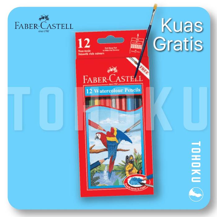Gambar Pensil Warna Faber Castell Water colour Pencils - 12 Warna dari Tohoku Store undefined Tokopedia