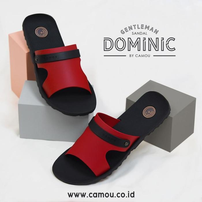 Gambar Sandal Pria Sandal Slop Pria Full Karet Ringan & Anti Slip Sendal Pria - Vermilion, 39 dari Dedestoreshop undefined Tokopedia