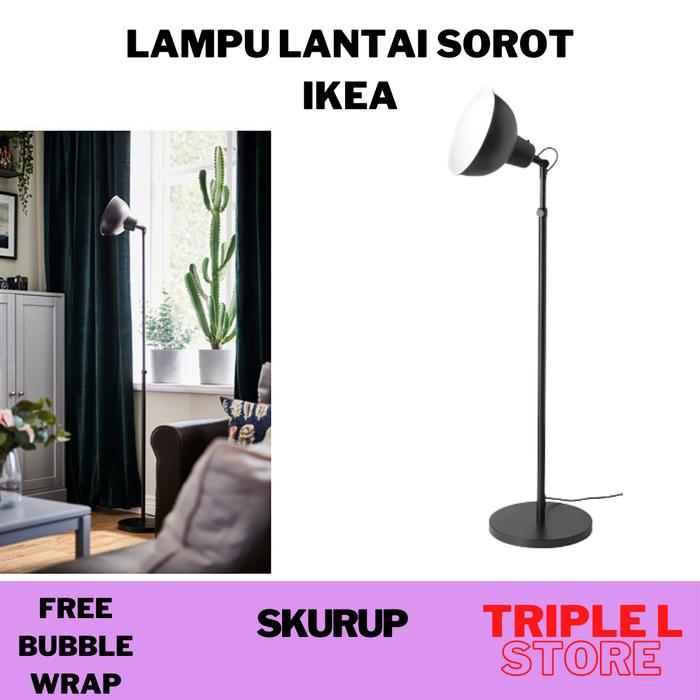 Promo Lampu Lantai Sorot Baca Berdiri Standing Lamp Fleksibel