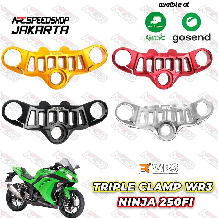 Gambar Segitiga Stang / Triple Clamp WR3 Kawasaki Ninja 250 Fi Old - Varian dari Arcspeedshop Jakarta undefined Tokopedia