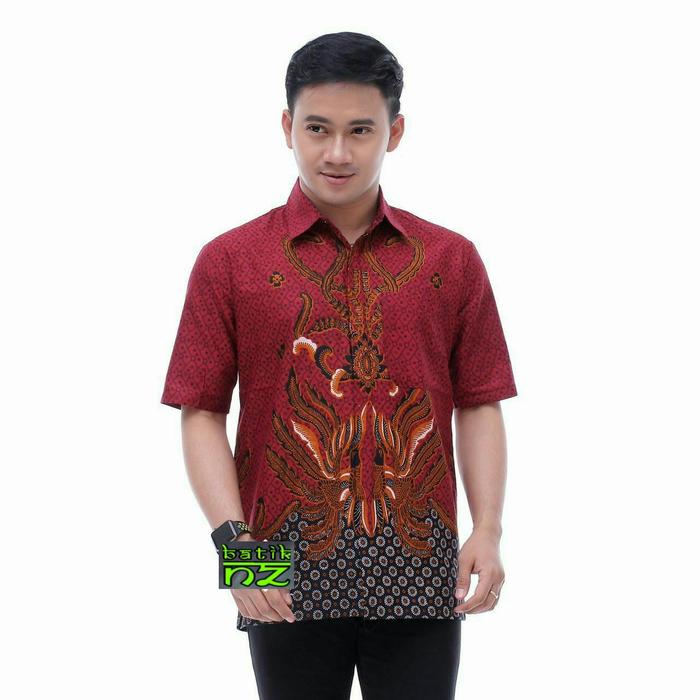 Gambar Baju Batik Pria Lengan Pendek/Hem Batik Pekalongan/Hem Batik Murah dari DUO BATIK undefined 2 Tokopedia