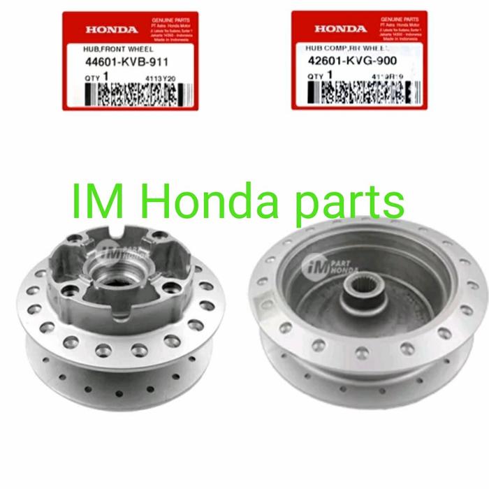 Gambar paket tromol depan belakang beat scoopy spacy Vario 110 cw karbu fi dari IM HONDA PARTS undefined Tokopedia