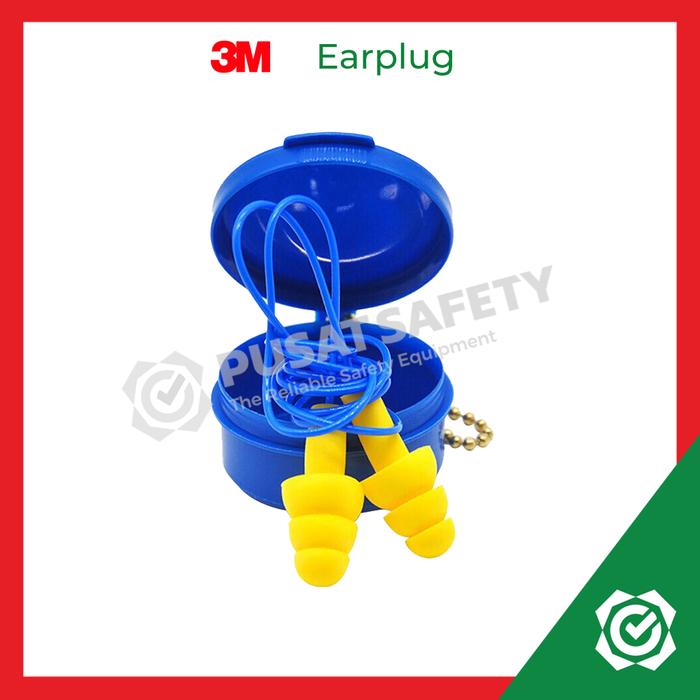 Gambar Earplug Penutup Penyumbat Telinga 3M Ultrafit dgn Case dari Pusat Safety undefined Tokopedia