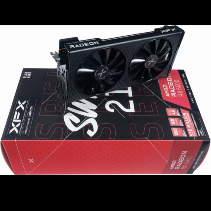 XFX SWFT 210 AMD Radeon RX 6600 Factory Refurbished- XFX Speedster