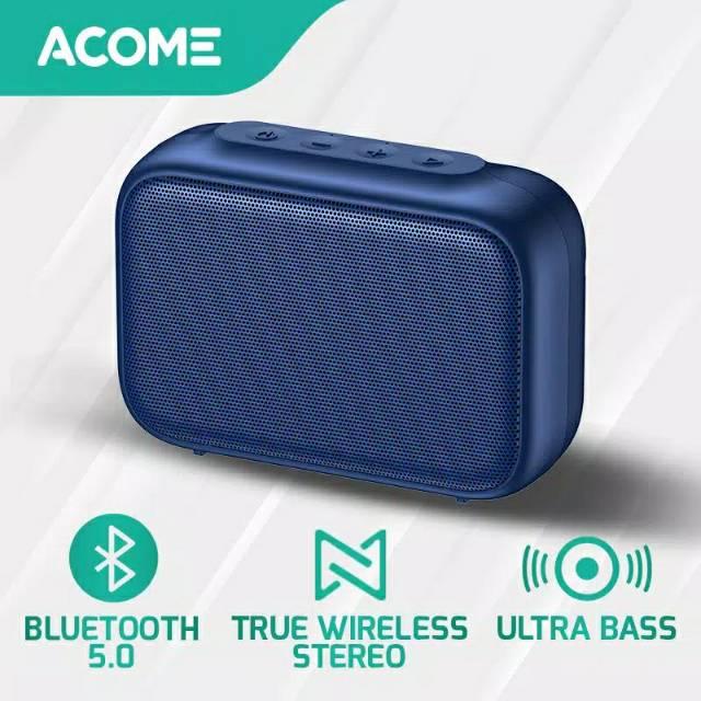 Gambar Acome A1 SENSE Speaker Bluetooth 5.0 Portable Ultra Bass TWS Speaker dari LAHAR TECH undefined Tokopedia