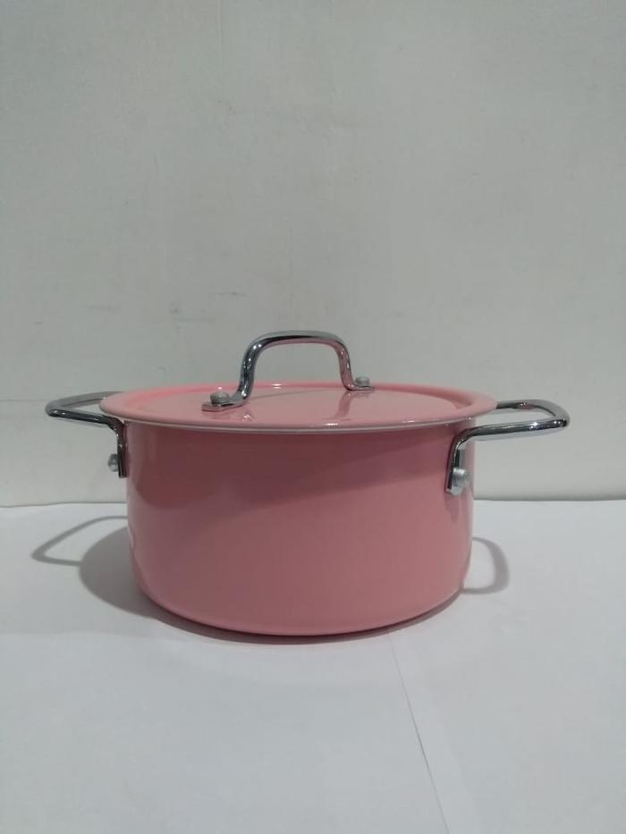 Gambar Deskripsi Panci Alumunium Sauce POT 18 CM Pink Black MIRACLE Vol.3,4 dari Alatmasakindonesia undefined Tokopedia