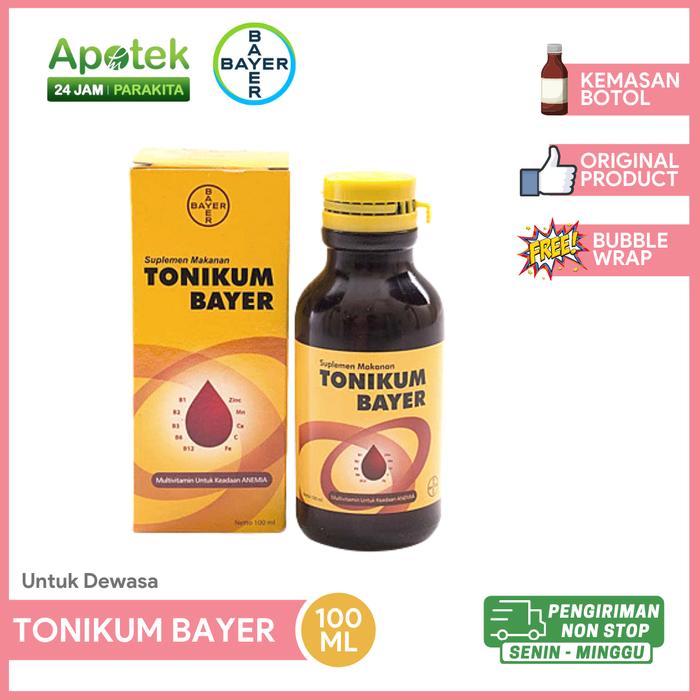 Gambar TONIKUM BAYER Bermanfaat untuk membantu memenuhi kebutuhan vitamin dan - 330ML dari Apotek24jamParakitaMedika undefined 4 Tokopedia