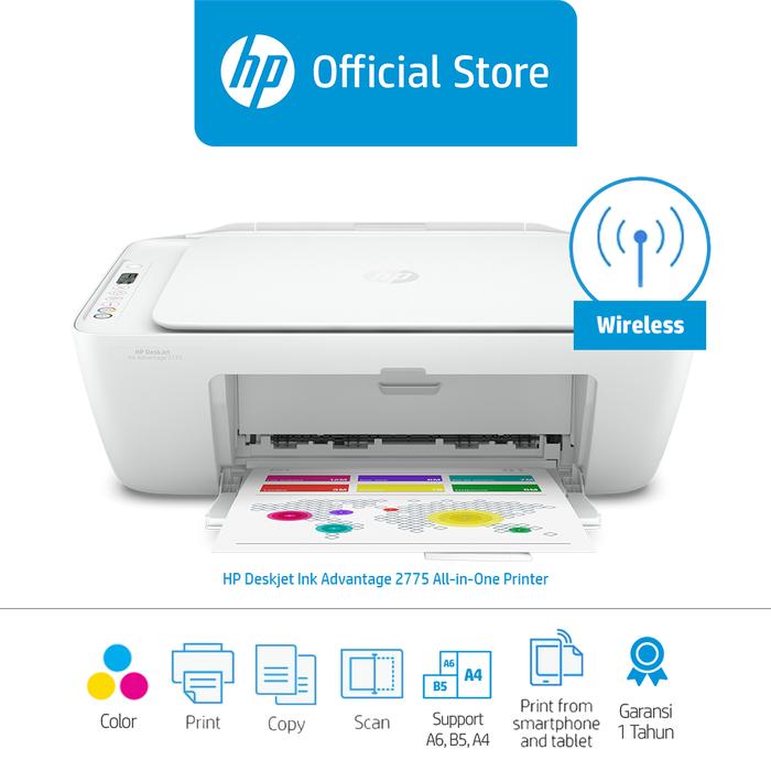 Promo HP DeskJet Ink Advantage 2775 \u0026 2776 All-in-One Printer - Grey - - HP  Official | Tokopedia