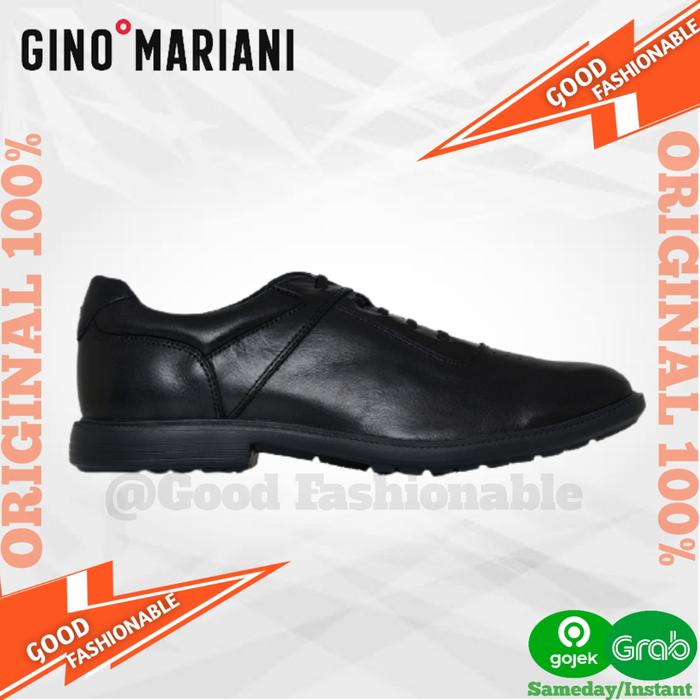 Gambar Sepatu Gino Mariani Gerald Pantofel Formal Pria Original Leather - Hitam, 39 dari Good Fashionable One undefined Tokopedia