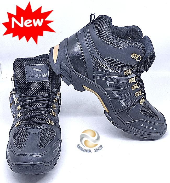 Gambar Sepatu gunung pria Outdoor Hiking Adventure Beckham - Hitam - 41 dari kikivhia undefined Tokopedia
