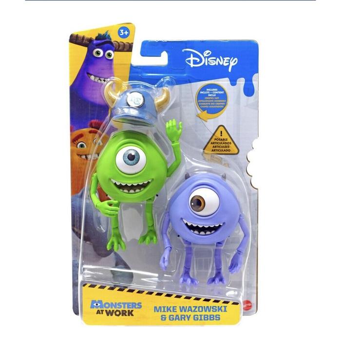 Gambar Disney Pixar Monsters at Work Mike Wazowski & Gary Gibbs Figure Mattel dari Express Toys undefined Tokopedia