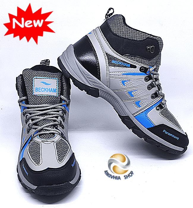 Gambar Sepatu gunung pria Outdoor Hiking Adventure Beckham - abu toska - 38 dari kikivhia undefined Tokopedia