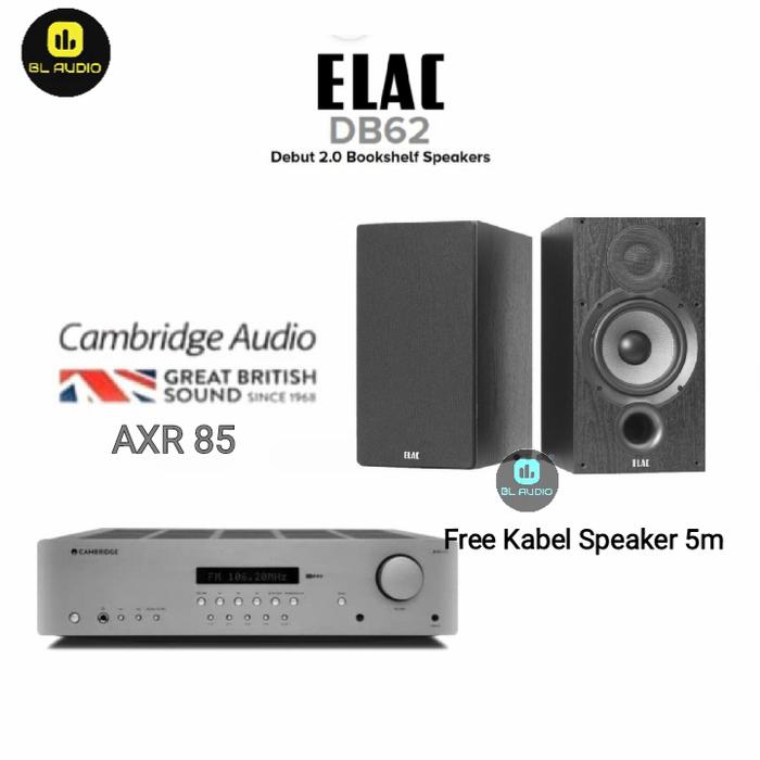 Elac Debut 2.0 B62 + Cambridge AXR 85 