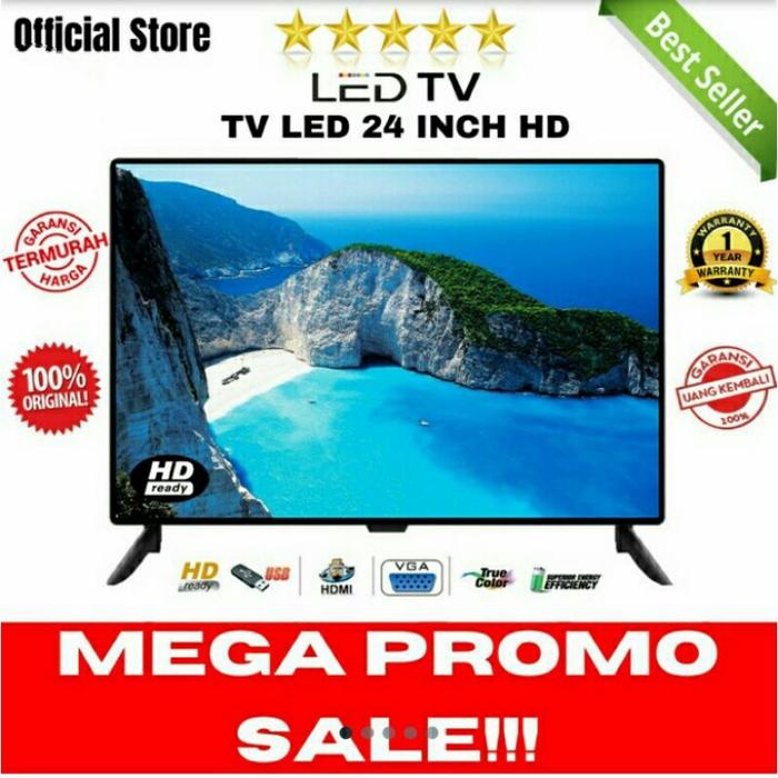Gambar CASHBACK - TV LED 24 INCH BISA USB-HDMI-VGA-AV - 24 Inch dari SKJ88 Shop undefined Tokopedia