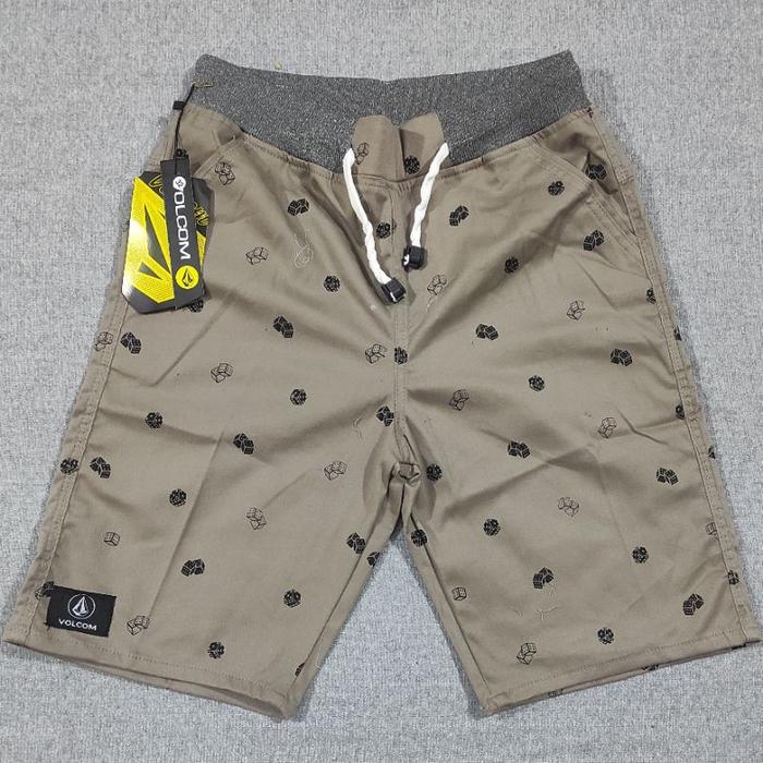 Gambar CELANA PENDEK CHINOS KOLOR RIP PRIA JUMBO MOTIF PRINT DISTRO SURFING - Krem, S dari zawaze.store12 undefined Tokopedia