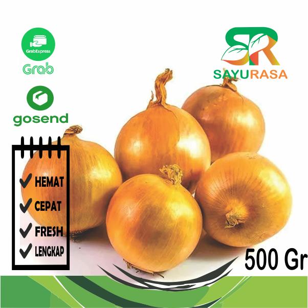 Gambar BAWANG BOMBAY 500 GR I 1 KG - 500GR dari SAYURASA STORE undefined Tokopedia