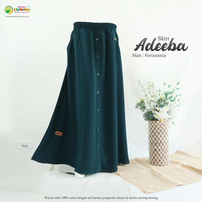 Gambar ADEEBA Skirt by Moslem Libasuna - teal, XL dari Salena Naulishop undefined Tokopedia