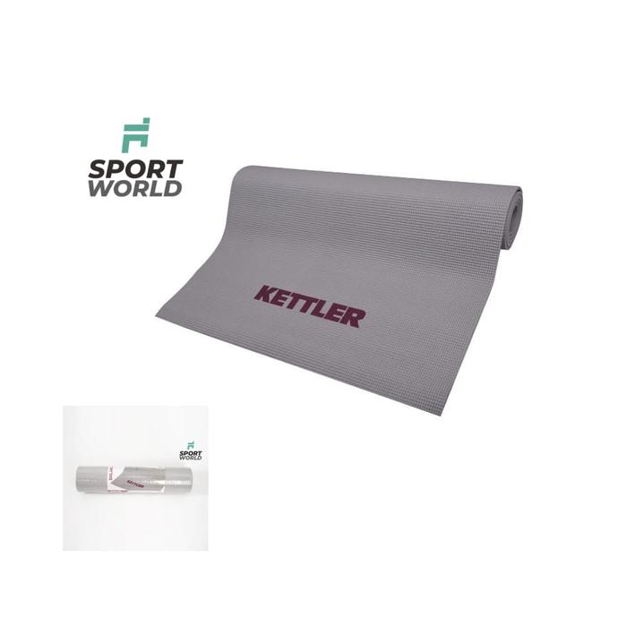 Gambar Kettler Yoga Mat 5-6mm Grey with Mesh Bag - Abu-abu dari Sportworld-id undefined Tokopedia