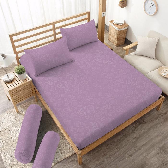 Gambar Sprei 160 Queen Embossed Edition Kintakun Dluxe Microfiber 5in1 - Lavender dari Kamar Rumahku undefined Tokopedia