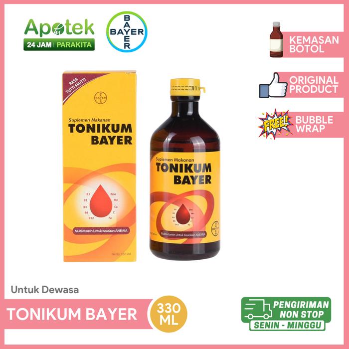 Gambar TONIKUM BAYER Bermanfaat untuk membantu memenuhi kebutuhan vitamin dan - 330ML dari Apotek24jamParakitaMedika undefined Tokopedia