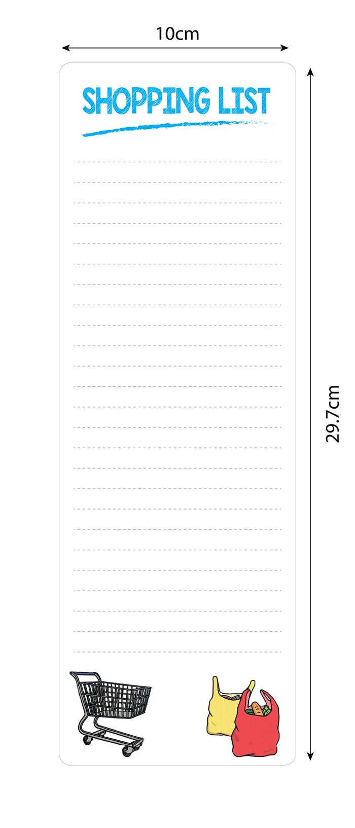 Gambar SHOPPING LIST WHITEBOARD MAGNETIC - Shopping List dari Magneto.id_NEW undefined Tokopedia