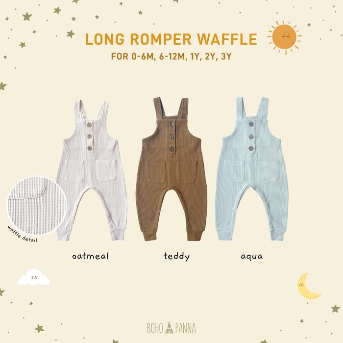 Jual LONG ROMPER WAFFLE -ROMPER ANAK 