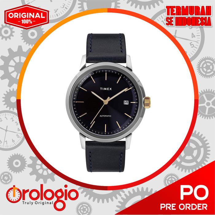 Timex Mens Marlin Automatic 44mm Watch Tw2t23100zv Ori Termurah