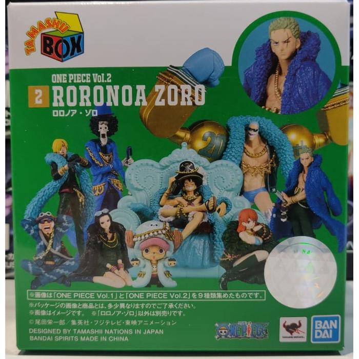 Gambar Roronoa Zoro One Piece Tamashii Box Vol 2 [2] Bandai Action Figure dari Fleight Shop undefined Tokopedia