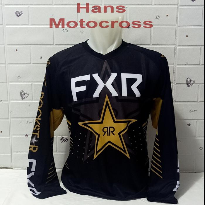 Gambar JERSEY MOTOR CROSS/TRAIL/RACING/MTB JERSEY SEPEDA GOWES FXR - L dari Hans Motocross undefined Tokopedia