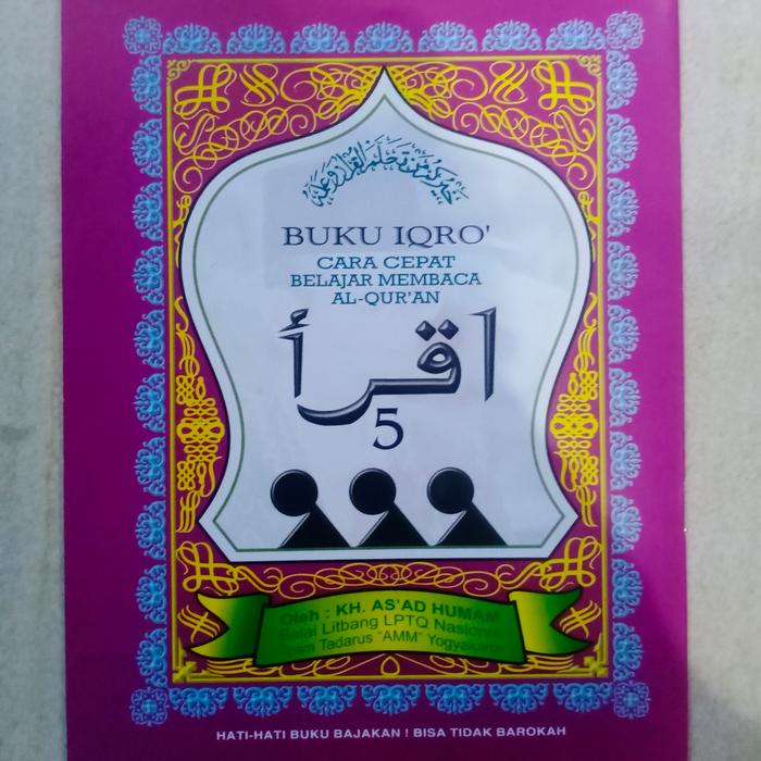 Gambar Iqro per jilid lengkap 1,2,3,4,5,6 - Jilid 5, Besar dari mikki books undefined Tokopedia