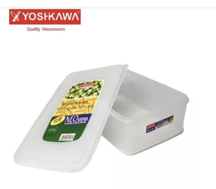 Gambar Yoshikawa Ompreng Plastik Sealware Box Persegi Toples Makanan Makan - K-0129 dari QuinGo undefined Tokopedia