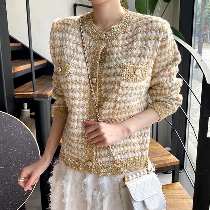 Gambar Chocho Cardigan - Kuning dari HERMON&Co undefined Tokopedia