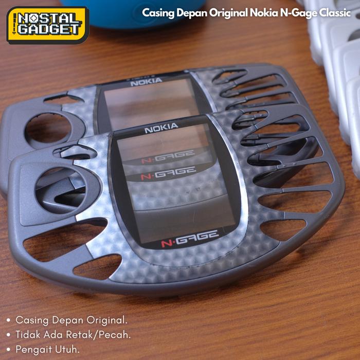 Gambar Casing Nokia NGage Classic Original Bagian Depan - Grey dari nostalgadget undefined Tokopedia