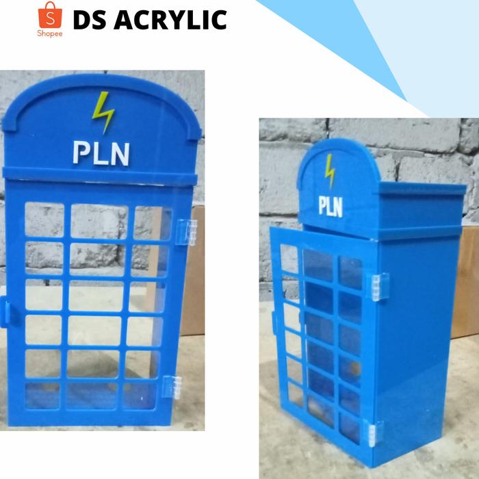Gambar BOX METERAN LISTRIK/PENUTUP METERAN LISTRIK/PELINDUNG METERAN LISTRIK. - Biru, BOX TOKEN dari DS COVER CAR undefined Tokopedia