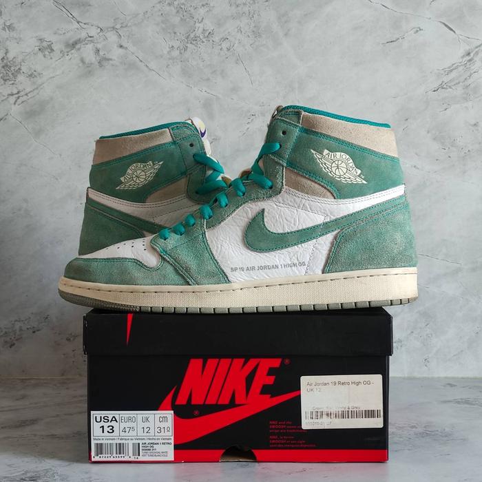 Jual Air Jordan High OG Turbo Green Eur Authentic Sneakers