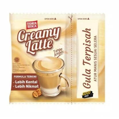 Gambar Kopi Tora Bika Creamy Latte 25Gr Isi 10 Sachet dari cecemart metlandpuri undefined Tokopedia