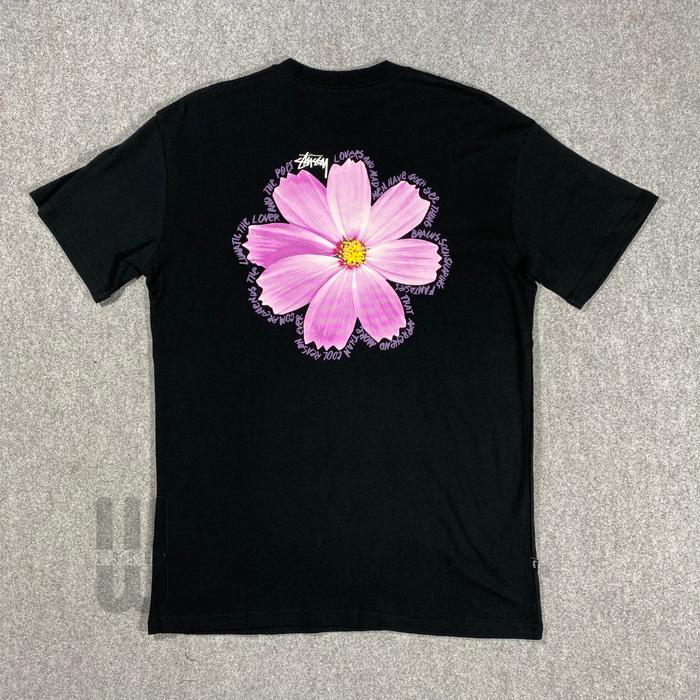 Jual stussy cosmos tee black - S - Kota 