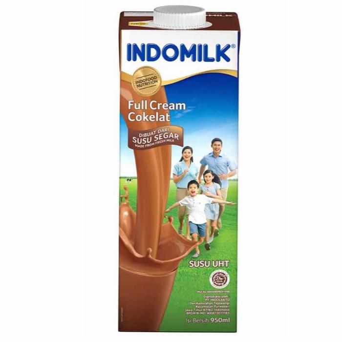 Gambar Indomilk Susu Cair UHT 950ml Cokelat & Plain - Chocolate dari TunggaDeva undefined Tokopedia