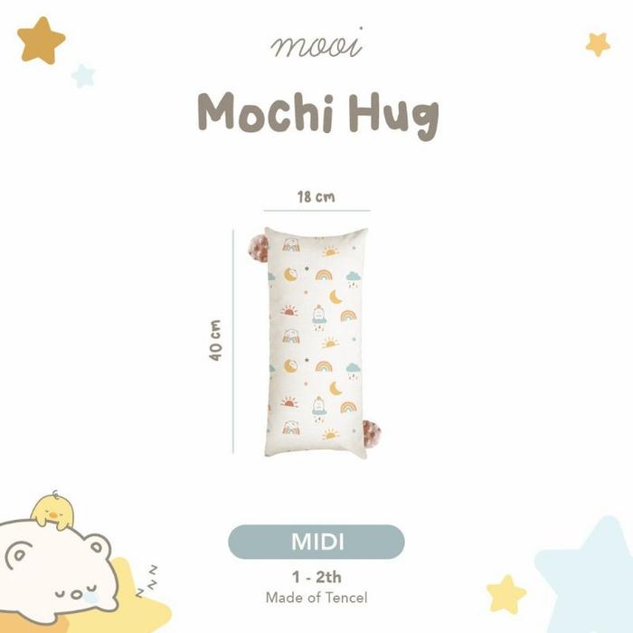 Gambar Mooi Mochi Hug (Bantal Guling Bayi dan Anak Tencel) - Midi (1-2Y) dari Kiddy Favorite undefined Tokopedia