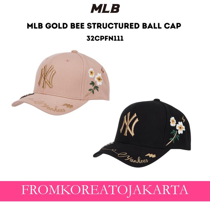 Promo MLB GOLD BEE STRUCTURED BALL CAP 